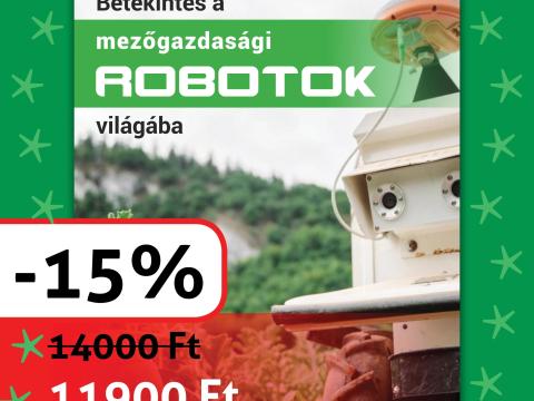 Könyvrendelés – Betekintés a mezőgazdasági robotok világába 15% kedvezménnyel