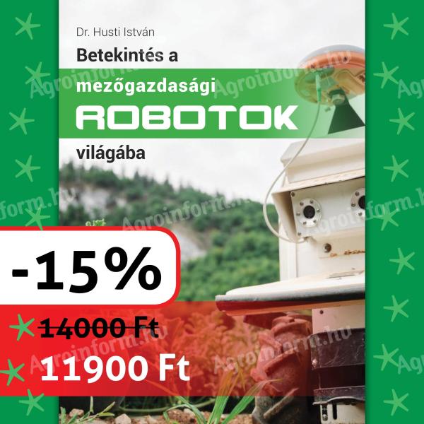 Könyvrendelés – Betekintés a mezőgazdasági robotok világába 15% kedvezménnyel