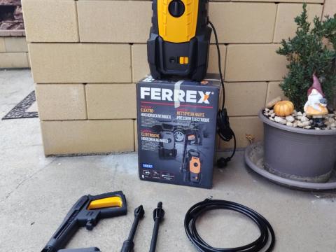 FERREX HPW-1400 (Scheppach) kompakt 1400 W 110 bar magasnyomású mosó, ingyenes szállítás
