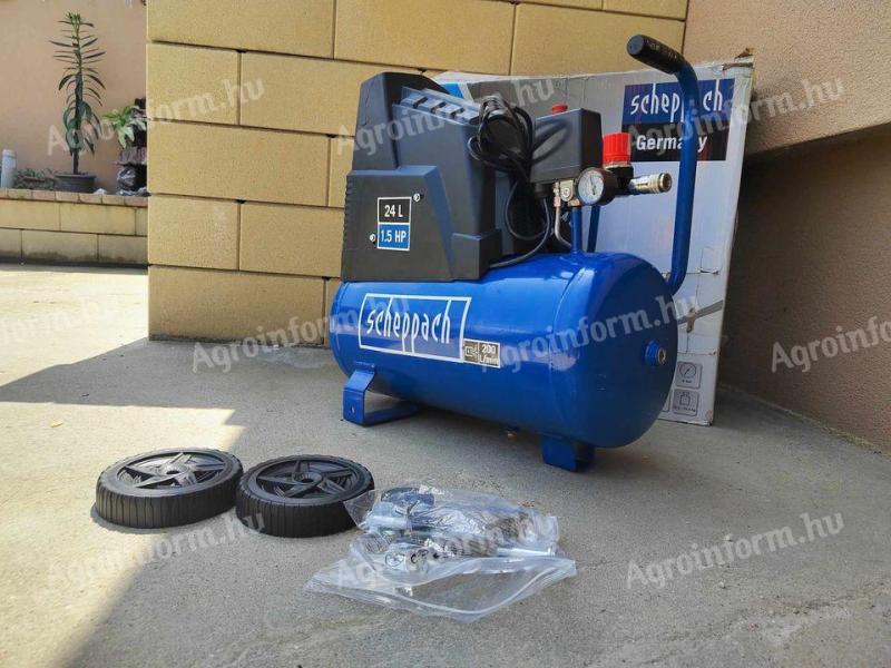 Scheppach HC 30 olajmentes kompresszor ingyenes szállítással