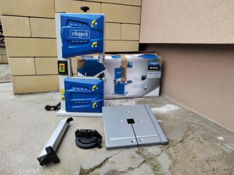 Scheppach HBS 25 szalagfűrész fűrészgép akár csont vágására is, ingyenes szállítással