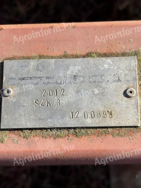 3 méteres, 12 kapás Gruber dupla rögtörővel eladó