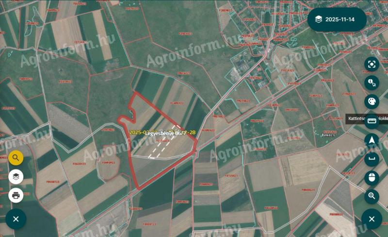 Eladó szántóföld Legyesbényén