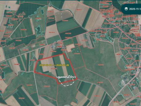 Eladó szántóföld Legyesbényén Eladó szántóföld Legyesbényén