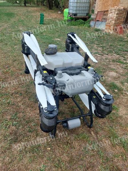 DJI T50 drón + betanítás + közös első munka