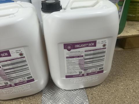 Bór (Organit) Lombtrágya 20l Bór (Organit) Lombtrágya 20l