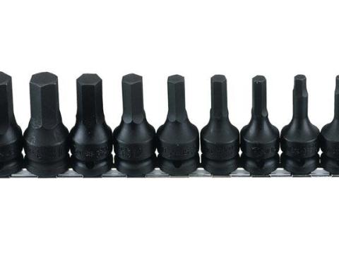 Légkulcsfej készlet, imbusz, metrikus 1/2", 11 darabos Légkulcsfej készlet, imbusz, metrikus 1/2", 11 darabos