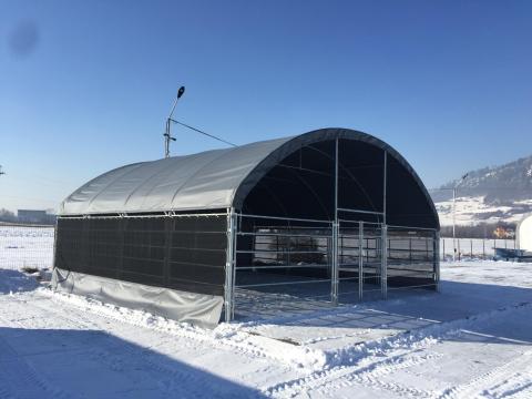 Állattartó sátor (6×6×4 m) – kompakt, mégis erős megoldás Állattartó sátor (6×6×4 m) – kompakt, mégis erős megoldás