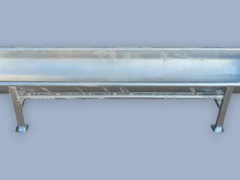 Juh abrakolóvályú tartólábbal, horganyzott (L=2 m) Juh abrakolóvályú tartólábbal, horganyzott (L=2 m)