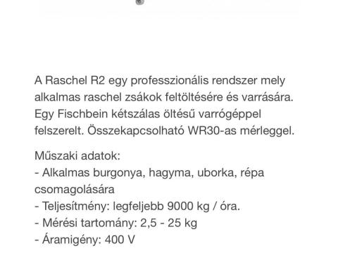 KMK zsákvarró eladó újszerű állapotban