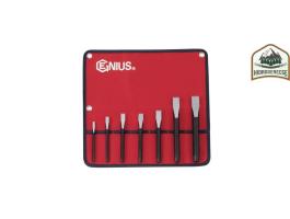 Genius hidegvágó szett (lapos véső), 7 darabos