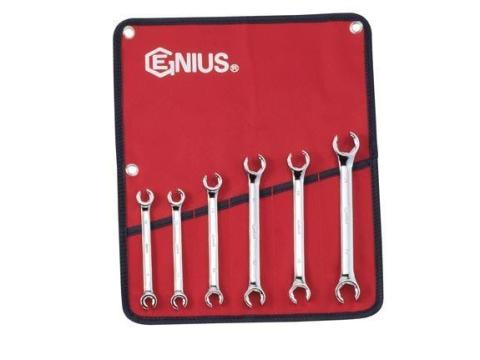 Genius fékcsőkulcs készlet 9-21 mm, 6 darabos
