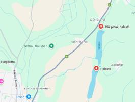 86 hektár halastó eladó meseszép környezetben