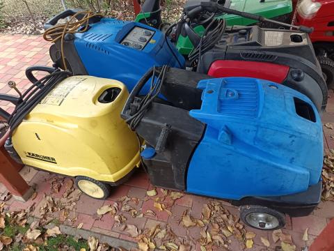 Melegvizes mosó eladó, 160-200 bár, szervizelve