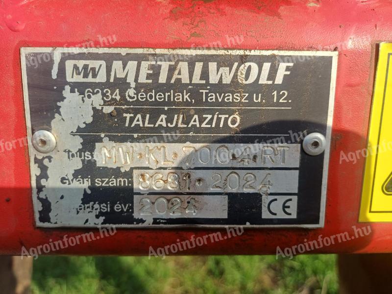 Metalwolf lazító eladó - 4 késes talajlazító kiváló állapotban
