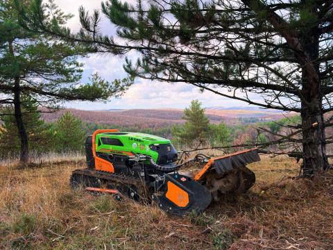 Távirányítású bozótirtás – MDB LV500 Pro • Profi zúzás, sorkezelés