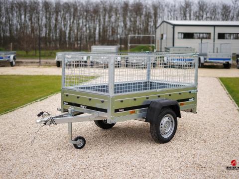 Új 2m-es rácsos utánfutó (750kg) rendszámmal akciósan 508.000 Ft