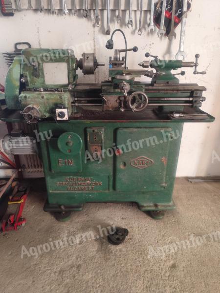 E1N műszerész eszterga eladó frekvenciaváltóval, fokozatmentes fordulatszám-szabályozással