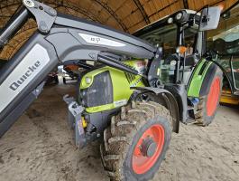 Claas Arion 420 eladó – Quicke homlokrakodóval, Zuidberg front hidraulikával és TLT-vel