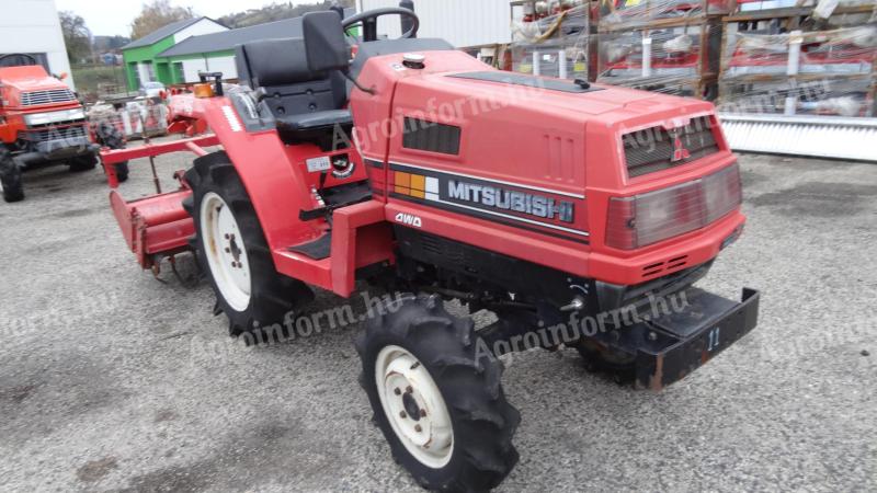 Mitsubishi MT14 japán kistraktor talajmaróval