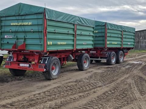 Pronar pótkocsi eladó – 2018-as, 20 m³, billenős