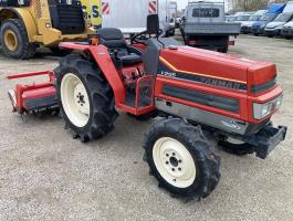 Yanmar F255D 25 lóerős japán kistraktor 180-as talajmaróval, gyári állapotban eladó