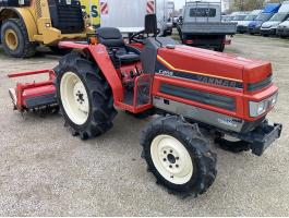 Yanmar F255D 25 lóerős japán kistraktor 180-as talajmaróval, gyári állapotban eladó