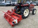 Yanmar F255D 25 lóerős japán kistraktor 180-as talajmaróval, gyári állapotban eladó
