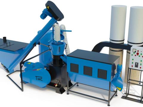 TechnomaszBud LDG-3000 Kombi pelletgyártó gépsor Black Friday akcióban eladó