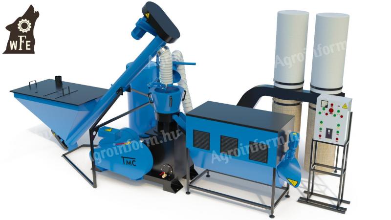 TechnomaszBud LDG-3000 Kombi pelletgyártó gépsor Black Friday akcióban eladó