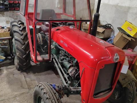 Eladó IMT 539 traktor tolólappal és mulcsozós kaszával