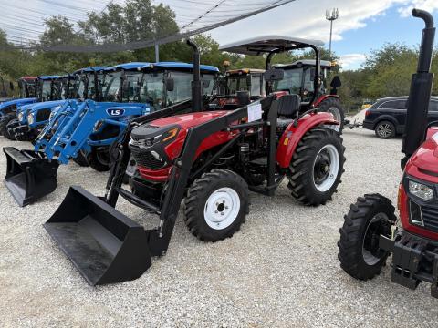 AMS 554 traktor homlokrakodóval új