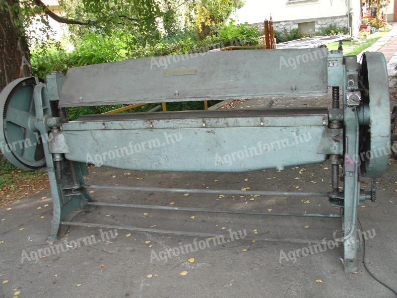 Élhajlító, lemezhajlító 2000 mm-es, fémipari, lakatos, elektromos lemezhajlító eladó