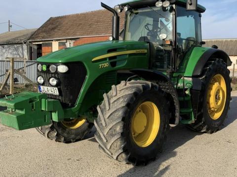 John Deere 7730 eladó – kitűnő állapotú traktor családi gazdaságból