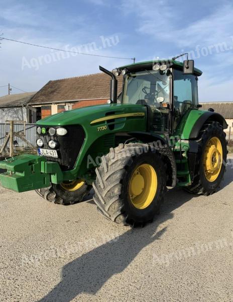 John Deere 7730 eladó – kitűnő állapotú traktor családi gazdaságból