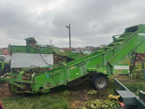 WÜHLMAUS 1033 BURGONYAKOMBÁJN,  BURGONYAFELSZEDŐ KONTÉNERBESZEDŐSRE ÁTALAKÍTVA