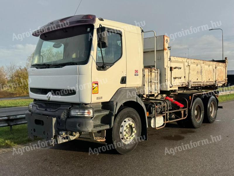 Renault Kerax 370 6×4 kipper / 2003 / lízing 20%-tól
