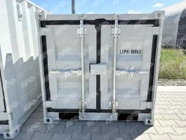 Tároló konténer 1,47 m x 1,28 m x 1,24 m – Masszív raktárkonténer eladó