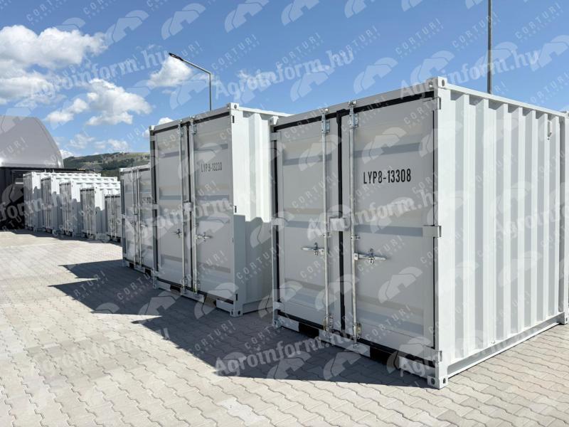 Raktározási konténer új 2,49 m x 2,04 m x 2,26 m