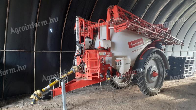 500 üzemórás, újszerű Agromehanika 3000 EN HP vontatott szántóföldi permetező eladó