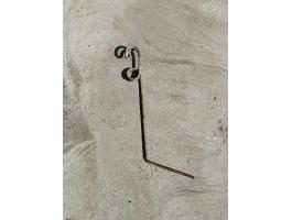 Gyomfésű fogak 6 m-es gyomfésűhöz – 238 db, 450 mm hosszú, 8 mm átmérő