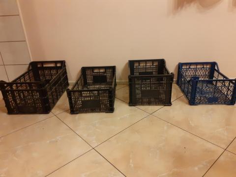 Műanyag rekesz láda zöldség gyümölcs tároló