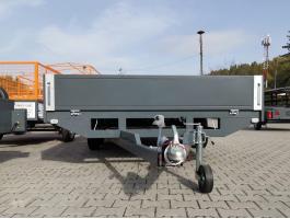 Új utánfutó eladó! 220x450 cm,  trailer,  autószállító,  pótkocsi,  levehető oldalfalakkal