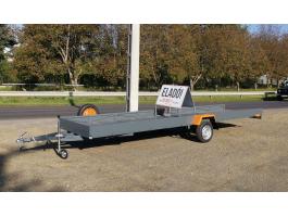 Új hosszanyag szállító utánfutó! 130x600 cm! Készletről,  azonnal