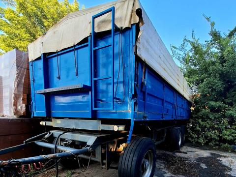 Gosa FP 18 gabonás kétoldalra billenős pótkocsi eladó