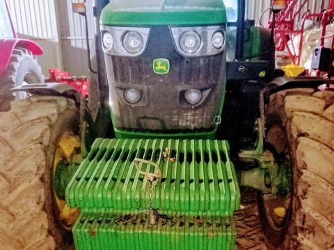 John Deere 6100MC traktor első tulajdonostól eladó