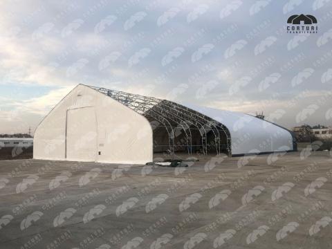 Nagy méretű ipari sátor raktározási,  mezőgazdasági,  ipari célokra egyaránt 12 x 24 x 4,5 m