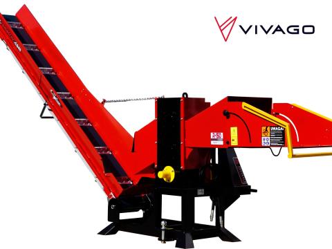 Ágdaraboló - traktor PTO - REMET R-150 + szállítószalag 3m