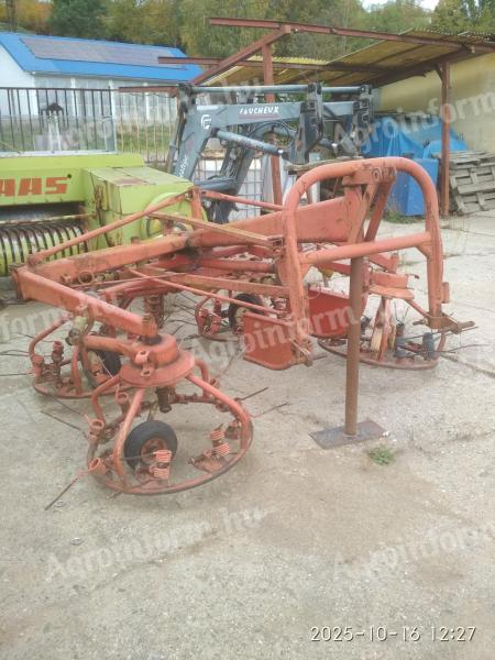 5 méter munkaszélességű kombinált rendsodró-rendterítő eladó