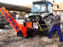 Ágdaraboló - traktor PTO - REMET RP-120 (PRO) + szállítószalag 2.3m